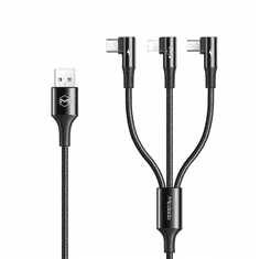 Mcdodo MCDODO KABEL KABEL PRO IPHONE MICRO USB TYP C 3W1 CA-8880