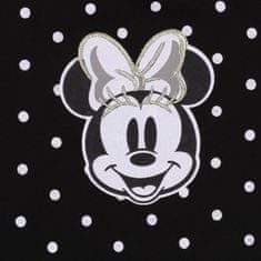 Disney Černé bavlněné šaty s bílými puntíky - Minnie Mouse DISNEY, 104