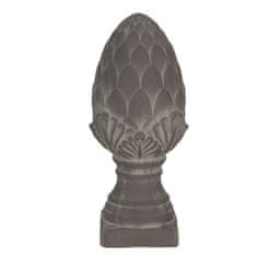 Clayre & Eef Dekorativní keramická šiška GREY 6CE1240
