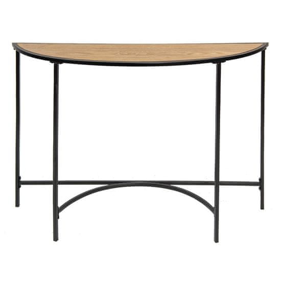 Clayre & Eef Konzolový stolek dřevo a kov 50669