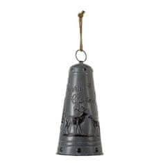 Clayre & Eef Dekorativní kovový zvonek MERRY CHRISTMAS 6Y4588