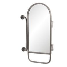 Clayre & Eef Nástěnné otočné zrcadlo s košíky 52S167