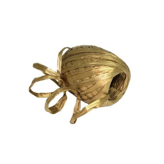 Goba Papírová stuha vázací 30m - Raffia zlatá 7002315