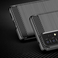 MG Carbon Case Flexible silikonový kryt na Samsung Galaxy A53 5G, černý