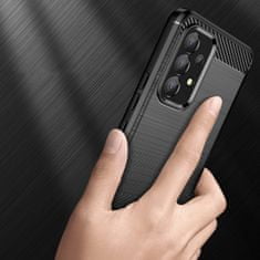 MG Carbon Case Flexible silikonový kryt na Samsung Galaxy A53 5G, černý