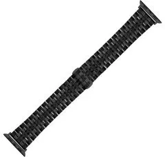 Coteetci Ocelový pásek Excellence pro Apple Watch 42/44/45mm, černý