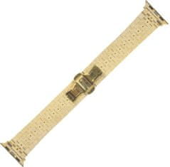 Coteetci Ocelový pásek Excellence pro Apple Watch 42/44/45mm, zlatý