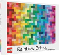 Chronicle Books Puzzle LEGO Rainbow Bricks 1000 dílků