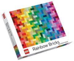Chronicle Books Puzzle LEGO Rainbow Bricks 1000 dílků