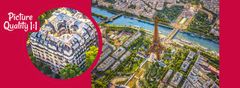 Cherry Pazzi Puzzle Pohled na pařížskou Eiffelovu věž 1000 dílků