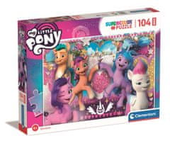 Clementoni Puzzle My Little Pony: Láskyplní poníci MAXI 104 dílků