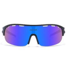 KDEAM Lansing 02 cyklistické brýle, Black / Blue Purple