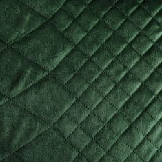 KZ Dekorativní přehoz na postel LUIZ-3 170x210 tmavě zelený
