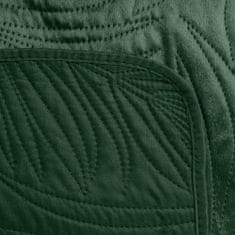 KZ Dekorativní přehoz na postel LUIZ-4 170x210 tmavě zelený