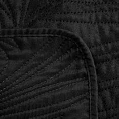 KZ Dekorativní přehoz na postel LUIZ-4 170x210 černá 