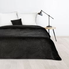 KZ Dekorativní přehoz na postel LUIZ-4 170x210 černá 