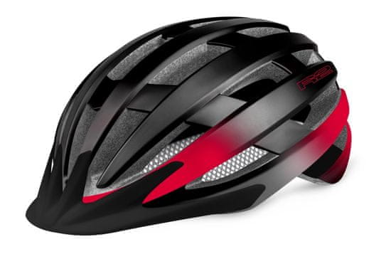 R2 Cyklistická helma Ventu ATH27G/S červená /černá lesklá (54-56cm)