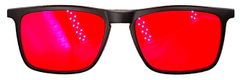 Daklos Magnetický klip pro brýle na počítač Daklos - červená skla pro blokací až 100% modrého světla a 100% zeleného světla