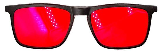 Daklos Magnetický klip pro brýle na počítač Daklos - červená skla pro blokací až 100% modrého světla a 100% zeleného světla