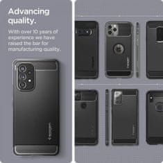 Spigen Rugged Armor silikonový kryt na Samsung Galaxy A53 5G, černý