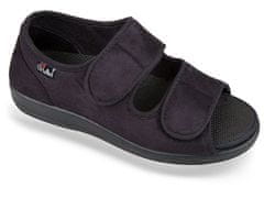 Ortopedické boty na suchý zip s otevřenou špičkou, 45