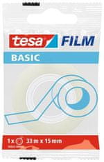 Tesa Lepicí páska "Basic 58542", průhledná, 15 mm x 33 m