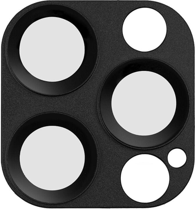 Levně Coteetci Ochranné sklo na fotoaparát pro Apple iPhone 12 Pro Max, černé