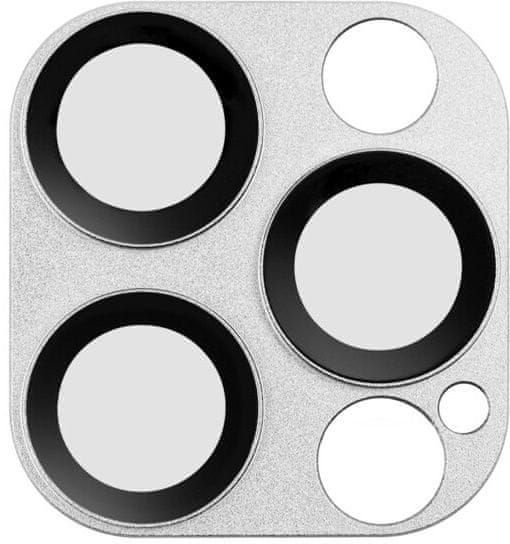 Levně Coteetci Ochranné sklo na fotoaparát pro Apple iPhone 12 Pro Max, stříbrné