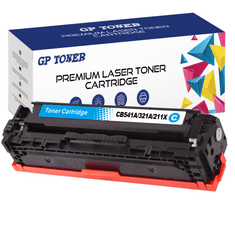 GP TONER Kompatiblní toner pro HP CB541/CE321/CF211 Color LaserJet CP1215 CM1312MFP CP1215 CP1518 azurová