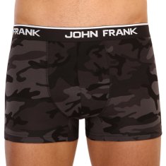 John Frank 2PACK pánské boxerky černé (JF2BMC07) - velikost L