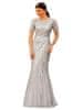 Ever Pretty dámské šaty EP7707-1 stříbrná