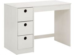 Danish Style Pracovní stůl Allie, 100 cm, bílá