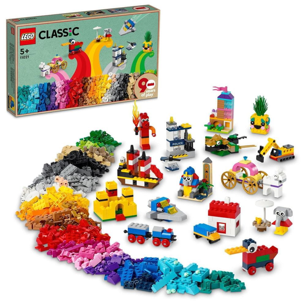 LEGO Classic 11021 90 let hraní - rozbaleno
