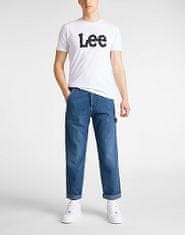 Lee Pánské triko LEE L65QAI12 WOBBLY LOGO TEE WHITE Velikost: XL
