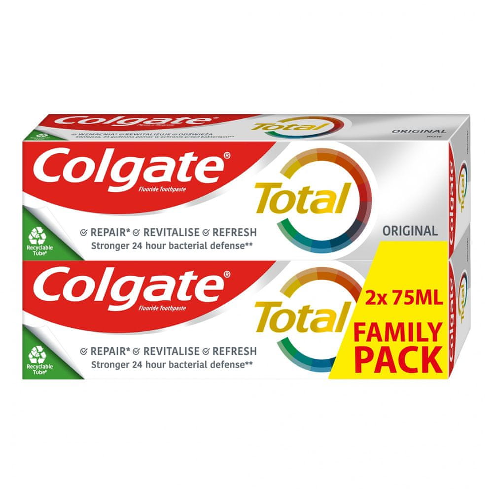 Colgate Total Original zubní pasta duopack 2x75ml