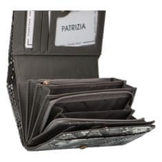 Patrizia Pepe Dámská kožená peněženka se zvířecím motivem Lasine, šedá