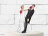 Paris Dekorace Svatební figurky boxující nevěsta