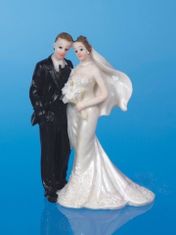 Paris Dekorace Svatební figurky Ženich a nevěsta A