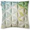 Snurk Povlak na dekorační polštář Snurk Geogami 50x50 cm | zeleno-modrý