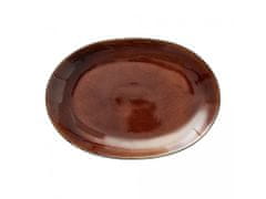Bitz Oválná mísa na servírovaní Oval 36 x 25 cm Black/Amber | jantarová