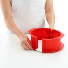 Lékué Silikonová pečicí nádoba na Charlotte Lekue 18 cm | červená