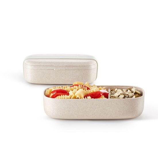 Lékué Lékué, Svačinový box Single Lunchbox To Go Organic | krémová