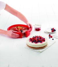 Lékué Silikonová pečicí nádoba na dort Springform Mould 23 cm Lekue | červená
