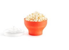 Lékué Silikonová nádoba na přípravu Popcornu v mikrovlnce Pop Corn Mini 1ks | červená