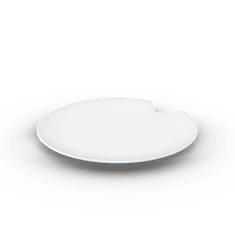 58products , Porcelánové nakousnuté dezertní talíře 20 cm | 2ks