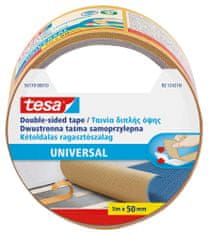 Tesa Universal double-Sided tape Universal, 5m:50mm