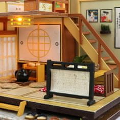 HABARRI Miniatura domečku DIY LED, kreativní sada, Japonský domeček