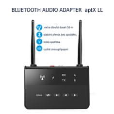 EVERCON bluetooth adaptér - vysílač / přijímač RXTX s AptX LL do 50 metrů 