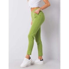 BASIC FEEL GOOD Dámské kalhoty NINA zelené RV-DR-5222.59_362982 XL