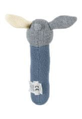 Sterntaler GOTS hračka oslík nechrastící do ruky pletená 15 cm šedý 3302180